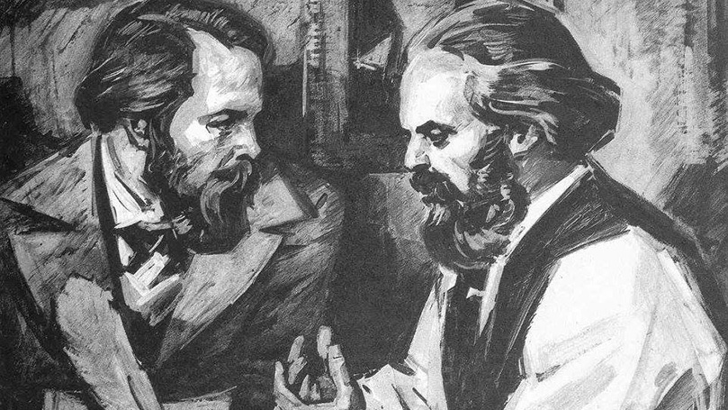 Image result for marx and engels