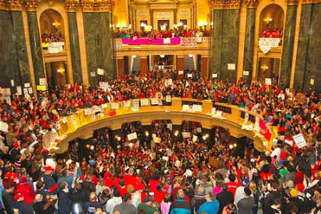 On Wisconsin! Teleconference on Walker recall campaign