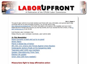 Labor Upfront – March 3, 2008