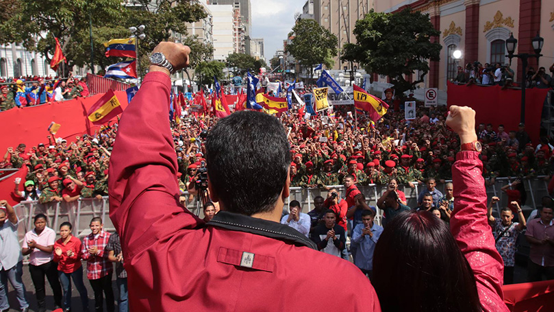 Defend the sovereign rights of the Venezuelan people