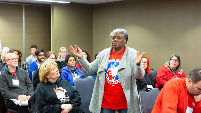 LA trade union club members learn, share, recharge at Chicago labor meet