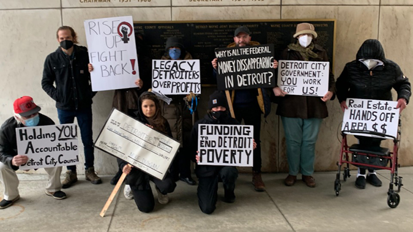 Detroit CPUSA fights for housing funds