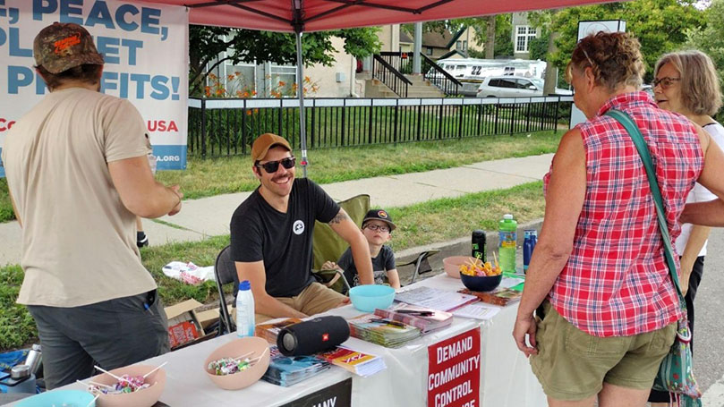 Twin Cities Club greets the public at Open Streets Festival