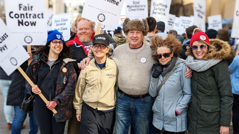 Twin Cities club on the ground floor of the postal workers’ fight