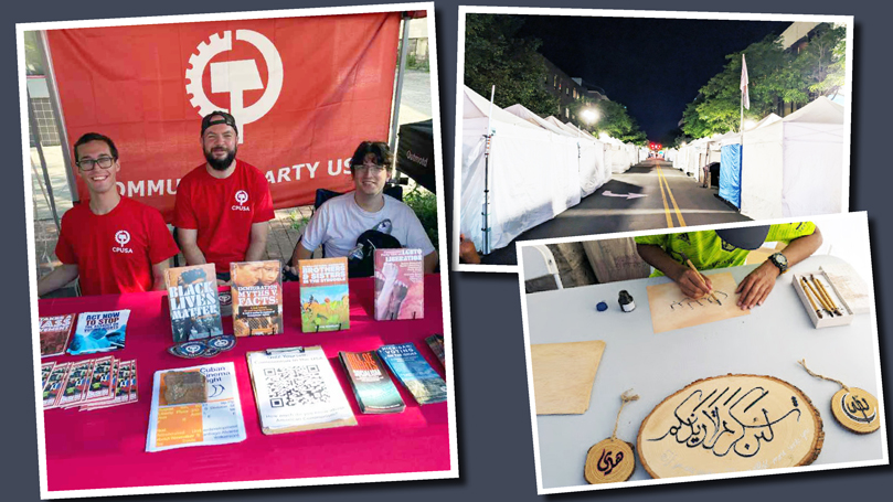 Michigan CP raises the red flag at local art fair