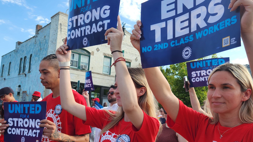 UAW strike support meeting