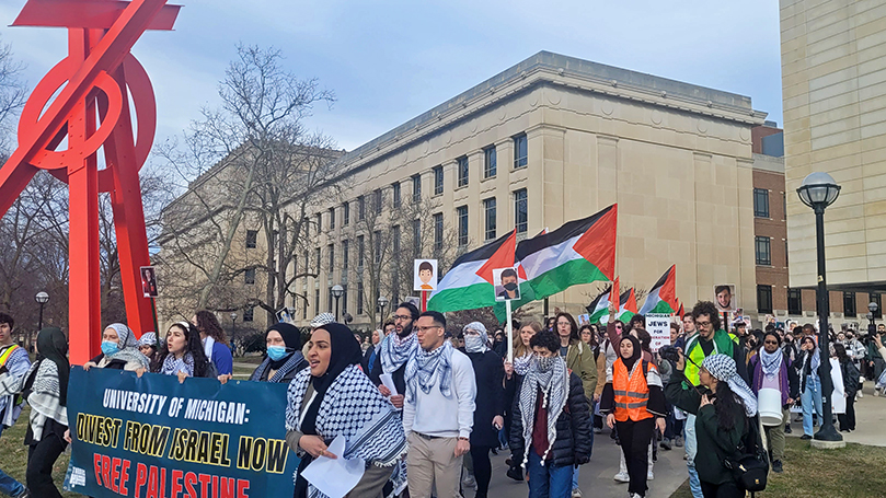 Students to University of Michigan: divest from Israel!