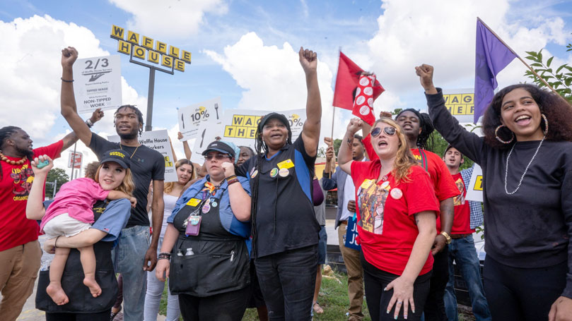 Service industry organizing: A key site of struggle
