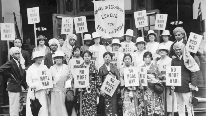 Women working for peace with China