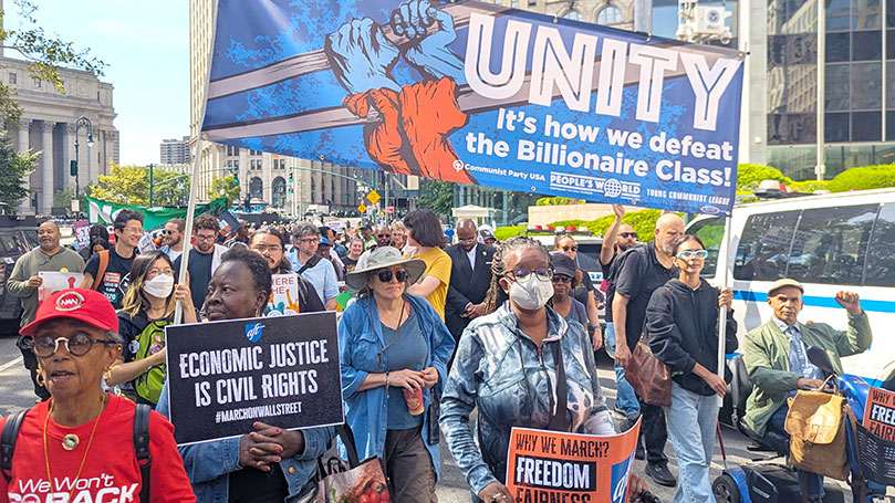 Rise in unity for democracy and our future