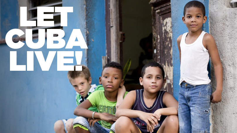 End the U.S. blockade of Cuba now!