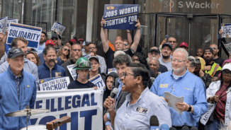 Chicago Club solidarity for locked-out BP workers